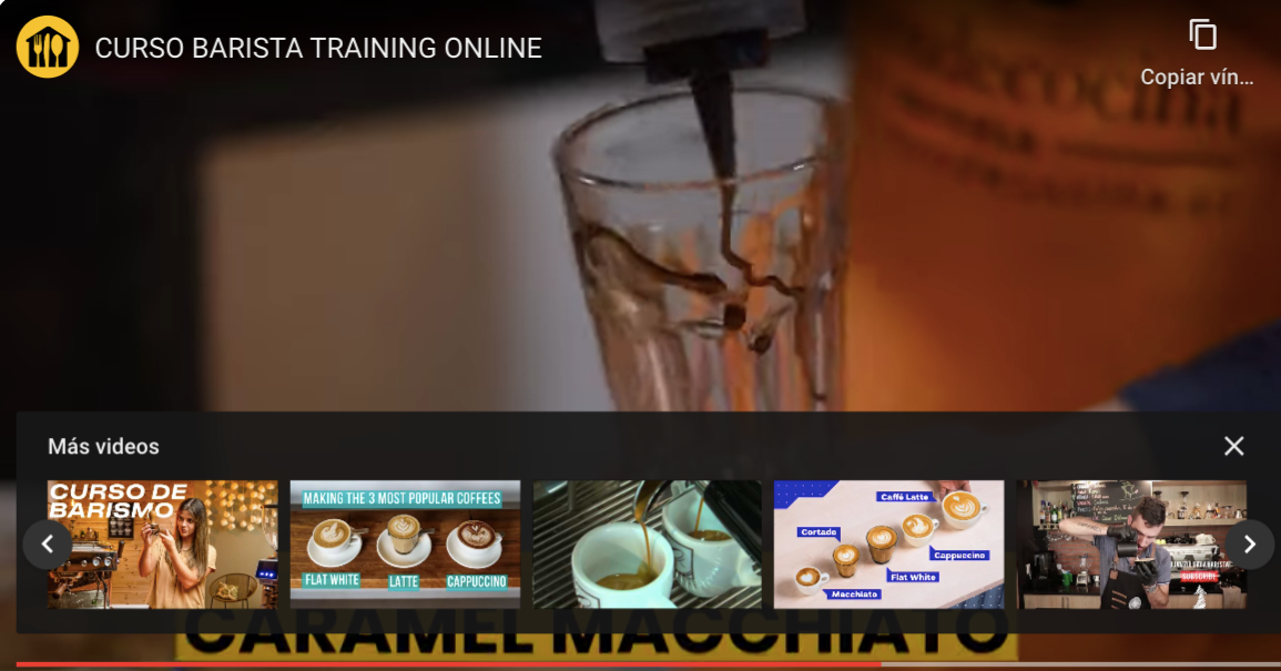 0034 CURSO COMPLETO BARISTA TRAINING