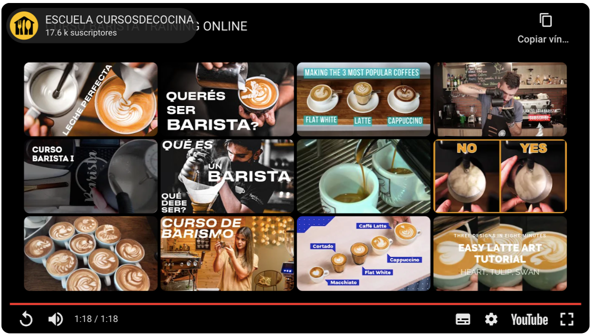 0034 CURSO COMPLETO BARISTA TRAINING