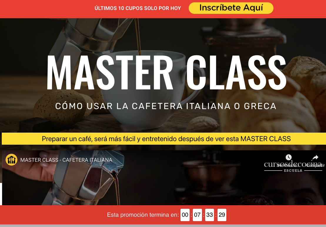 0034 CURSO COMPLETO BARISTA TRAINING