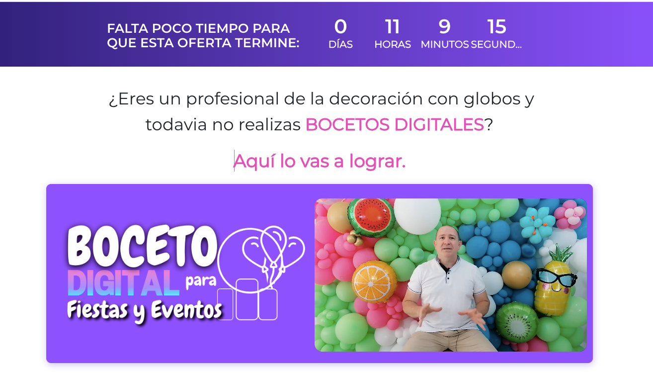 0020 Boceto y Diseño Digital para Fiestas y Eventos