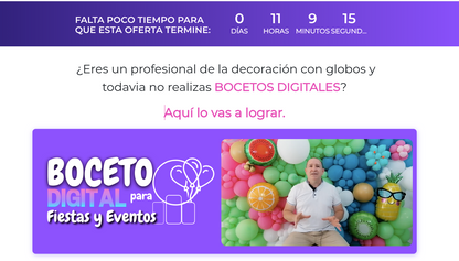 0020 Boceto y Diseño Digital para Fiestas y Eventos